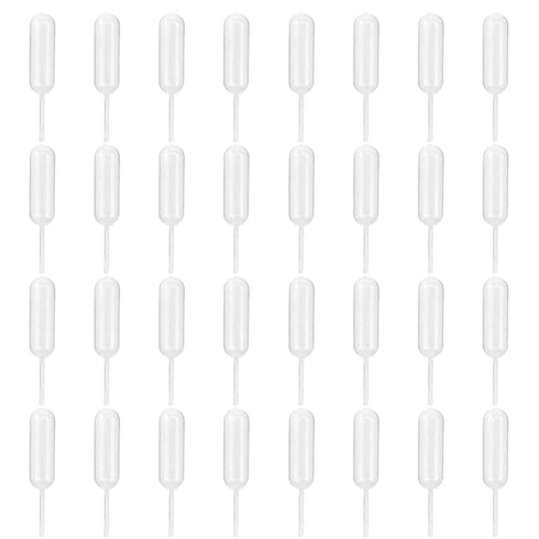 4ml Dessert Pipettes 80PCS Plastic Squeeze Transfer Pipettes, Liquid Injector for Cupcake Strawberries