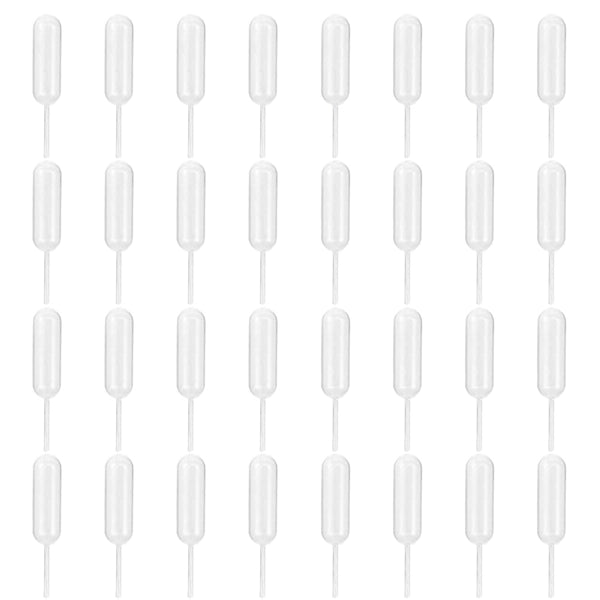 4ml Dessert Pipettes 80PCS Plastic Squeeze Transfer Pipettes, Liquid Injector for Cupcake Strawberries