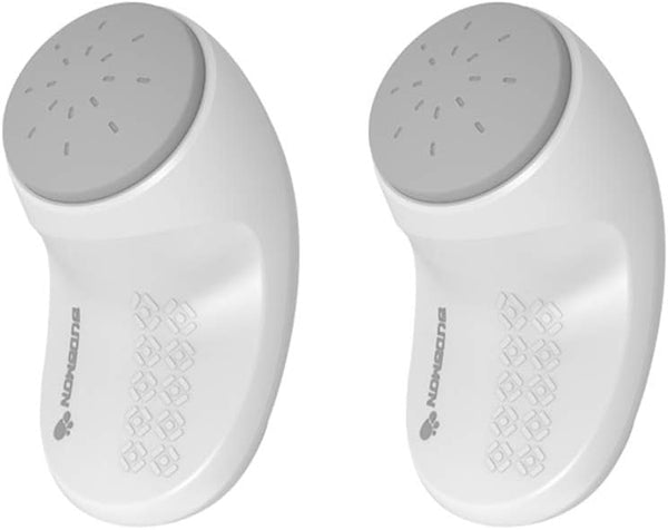 EUDEMON Adjustable Door Guard Stop, 2 Pack White Finger Pinch Guard, Easy to Install Adhesive Door Stopper