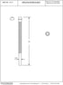 Westbrass D117-26 Supply Line 1/2" x 15" Corrugated Riser for Faucet and Toilet, 1-Pack, Polished Chrome by Westbrass