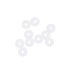 uxcell White Silicone O-Rings, 4mm OD 1mm ID 1.5mm Width VMQ Seal Gasket, Pack of 10 for Pipe Repair
