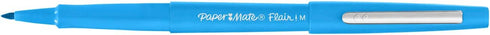 Paper Mate Flair Felt Tip Pens | Medium Point (0.7mm) | Sky Blue | 12 Count