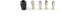 TMAX Quick Change Collet Nut Kit Set #4485 - Durable for Dremel Rotary Tools.