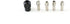 TEMO Quick Change Collet Nut Kit Set #4485 for Dremel Rotary Tools