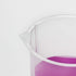 4pcs Stackable Plastic Beakers, 500ml Volume, PP Material with Molded Graduation