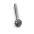 SD-5 Tungsten Carbide Burr Ball Shape Double Cut Rotary Burrs File, 1/2'' Cutter Dia, 1/4'' Shank Dia