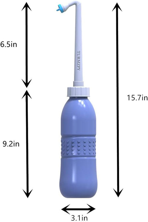 Portable 600ml Travel Bidet Plastic EVA Bottle for Personal Hygiene