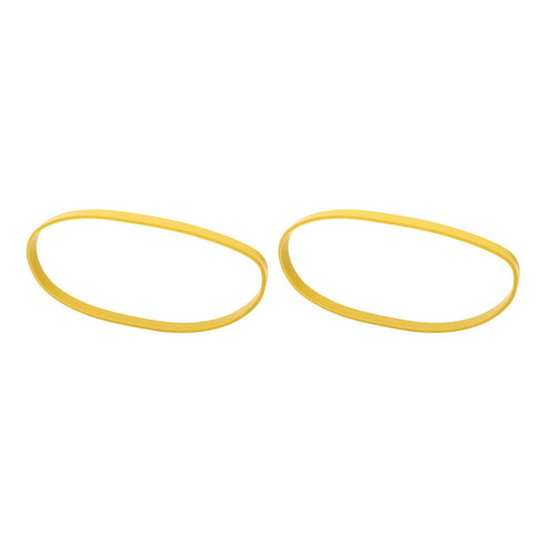 Bandsaw Tire Replacement, 8 Inch Rubber Tire for Bandsaw, 12.55mm Wide, 3.17mm Thick, 2 Pieces, Yellow.