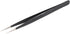 Static Resistant Tweezer, Precision HRC40-45 Thermal Insulation Stainless Steel for Electronics Repair, Soldering