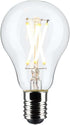 Satco S21872 5.5 Watt A15 LED Bulb, Clear, Intermediate Base, 2700K, 450 Lumens, 2-Pack by Satco