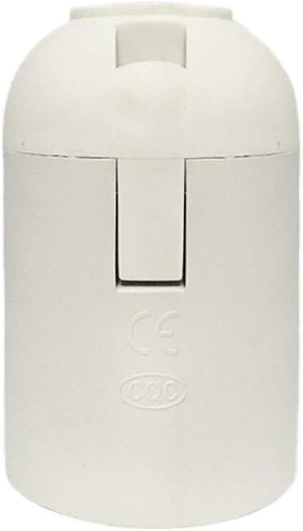 Daiseta Lamp Bases new E27 4A,250V Lamp Bulb Holder Socket White/Black Ceiling Light