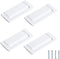 SANCHAKOU Zinc Alloy Cabinet Pulls 4-Pack Bedside Table Concealed Buckle Flat Handle Sliding