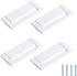 SANCHAKOU Zinc Alloy Cabinet Pulls 4-Pack Bedside Table Concealed Buckle Flat Handle Sliding