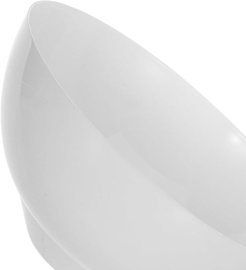 White Plastic Lamp Shade Dome Cover PP Material Replacement Pendant Ceiling Lampshade for Torchiere Floor Lamp Light
