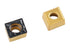 Accusize Industrial Tools CCMT21.51-MD CVD Coated Carbide Inserts, 10 Pcs/Box, Black and Yellow