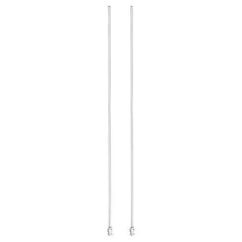 PATIKIL 12Ga x 12 Inch Stainless Steel Dispensing Needle Tips, 2Pcs Blunt Tips Luer Lock for Thick Glue
