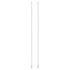 PATIKIL 12Ga x 12 Inch Stainless Steel Dispensing Needle Tips, 2Pcs Blunt Tips Luer Lock for Thick Glue