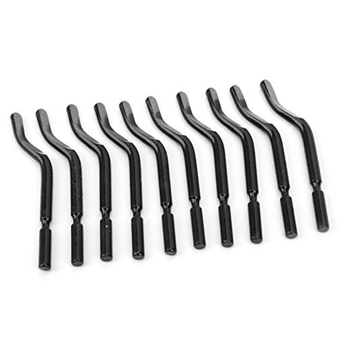 Blades for Deburrer, 20pcs BS1010 Trimming Knife Scraper Blade Set for Cutting and Deburring Tool