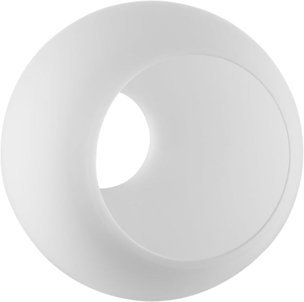 WEIYOUDJ White Glass Globe Shade Fixture Replacement, 5.9 Inch Diameter, E26 Base 1-5/8