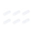 MECCANIXITY Magnetic Stirrer Mixer Stir Bar Rod 20mm(0.79") x7mm White Cylinder Shape PTFE Coating Magnet for