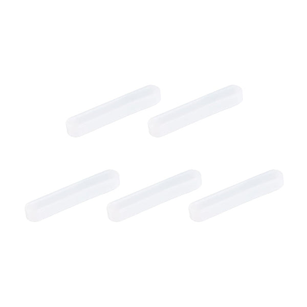 MECCANIXITY Magnetic Stirrer Mixer Stir Bar Rod 30mm x 6mm PTFE Coating Magnet for Laboratory, 5Pcs