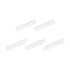 MECCANIXITY Magnetic Stirrer Mixer Stir Bar Rod 30mm x 6mm PTFE Coating Magnet for Laboratory, 5Pcs
