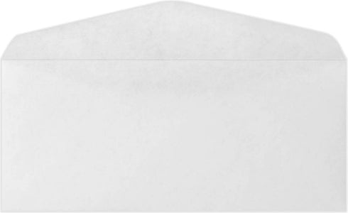 LUXPaper #9 Business Envelopes - Commercial Flap, 3 7/8" x 8 7/8", Bright White, 24lb Text, 500 Qty