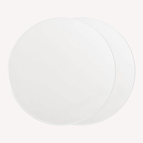 Yuniexuber Glass Ceiling Light Cover, Glass Shade for 12 Inch Dimmable LED Flush