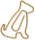 Midori Paper Clip, D-Clips Mini Box, Shiba Inu, 12 Pieces (43344006) by Designphil