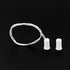 Magnetic Door Switch RC-33 NC, Recessed Wired Security Window Door Contact Sensor Alarm, White (5 Sets)
