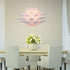Lightingsky 20" (50cm) 15 Ceiling Pendant DIY IQ Jigsaw Puzzle Lotus Flower Lamp Shade Kit with Feet Hanging Cord