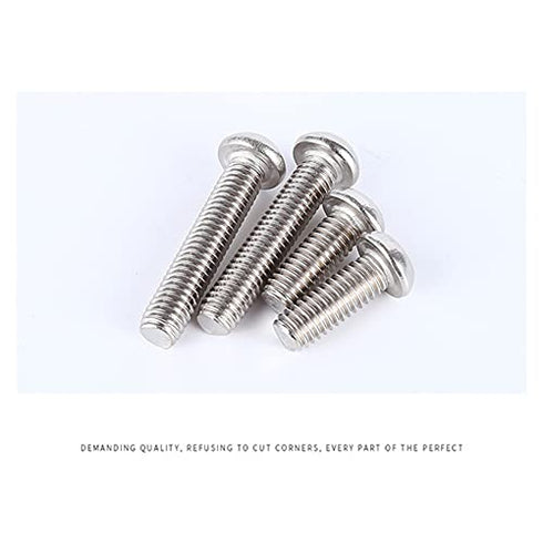 binifiMux 30pcs T25 M5-0.8 x 30mm Button Pin Head Torx Security Screws, Tamper Proof Screws