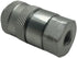PD222 Series PD Steel Test Port and Diagnostic Equipment Quick Coupler with Female Pipe Thread, 1/8" Body Size, 1/8"-27 NPTF Thread Size, 1.8" Length by Undercarriage
