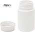 Othmro 20 Pcs 60ml/2oz PE Plastic Lab Chemical Reagent Bottles, Wide Mouth Round Storage Container