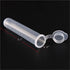 200PCS 10ml Microcentrifuge Tubes, Clear Round with Attached Lid, Plastic Lab Snap Tubes, Clear Graduation