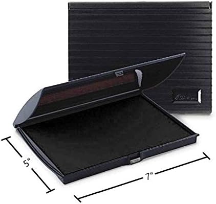 Large 5'' x 7'' Felt Rubber Stamp Ink Pad, Fuchsia Color