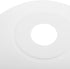 2pcs IMIKEYA Plastic Lampshade Floor Lamp Shades Replacement Plastic Bowl White Lamp Shades Mushroom Lampshade
