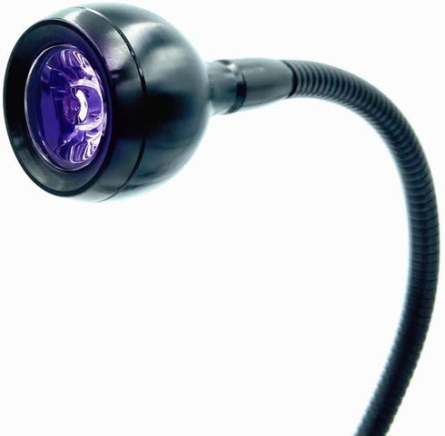 ZOELASS Upgraded Big Chip 395nm UV LED Black Light Fixtures with Gooseneck Clamp for UV Gel Nail Curing