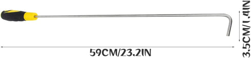 Zerodeko Manhole Cover Hook - 59cm Manhole Pull Lift Hook Tools