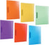 Filexec 6192 Clamp Binder, Frosted, Set of 6, Assorted Colors: Blueberry, Strawberry, Grape, Lime, Lemon, Tangerine
