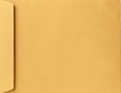LUXPaper 9 x 12 Open End Envelopes | Brown Kraft | 28lb. Text | 50 Pack
