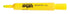 School Smart Tank Style Highlighter, Chisel Tip, Yellow, Pack of 12