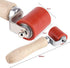 Yosoo Hand Roller 40mm Silicone High Temperature Resistant Seam Hand Pressure Roller Roofing PVC Welding Tool