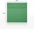 LUXPaper Invitation Envelopes Square | Peel & Press | 6 1/2" x 6 1/2" | Holiday Green | 80lb. Text | 50 Qty