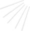5PCS Diameter 6mm Length 250mm White ABS Plastic Round Bar Rods for DIY Toys and Scene Making