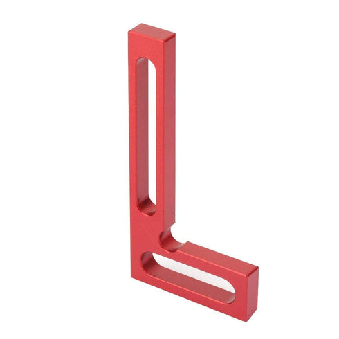 Rectangular 90 Degree Professional Positioning Ruler, Woodworking Clamping Square Measurement Layout Template Tool