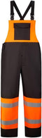 2W International HBO78-E XL Premium High-Viz Bib Overall Orange & Black - Extra Large