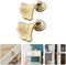 Generic Simple Leaf Furniture Hardware Drawer Cupboard Single Hole Handle Shoe Cabinet Bedside Table Fan-shaped Single