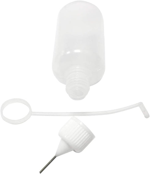 Kang&Chang 20pcs Squeezable Plastic Bottles, 30ml with Steel Needle Dropper and Childproof Cap for Liquid