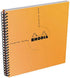 Rhodia Reverse Standard Notebook, Graph, Orange, 8.25" x 8.25"